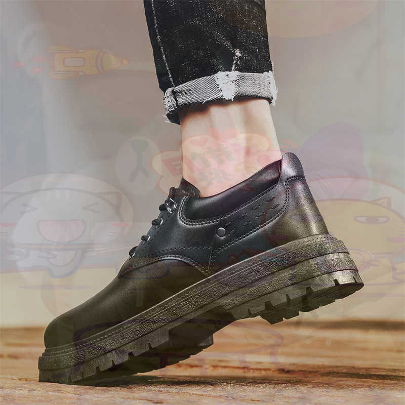 Luxury Lifestyle Team - Dark Natural Leather Fashion Trainers Tennis