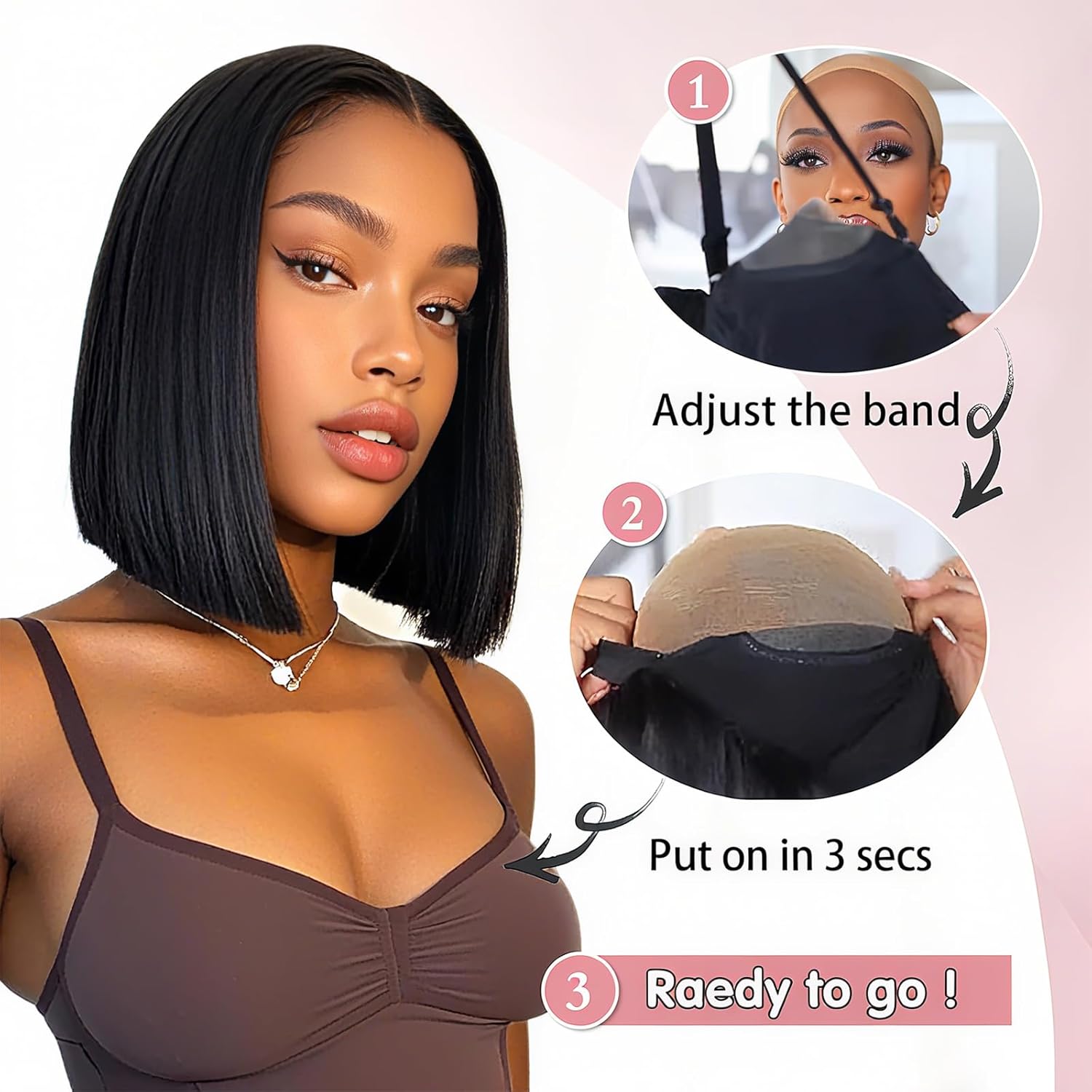 Smilegirl 5x5 HD Lace Short Bo - Luxury Lifestyle Party review and price